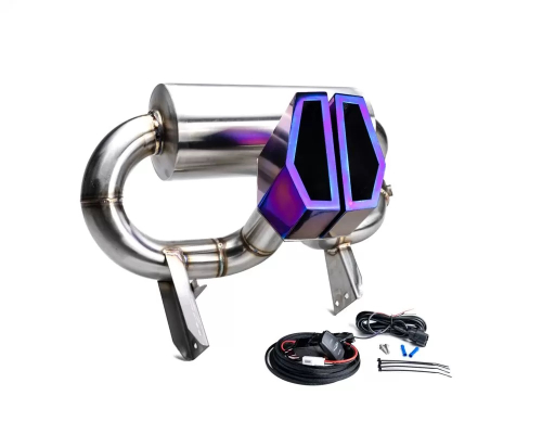 Agency Power - Agency Power Valvetronic Exhaust System - AP-BRP-X3-170-TI