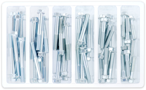 Bolt MC Hardware - Bolt MC Hardware M6 Small Hex Head Flange Bolts Refill Pack - 30, 35, 40, 45mm - SV-M6HEXF-20