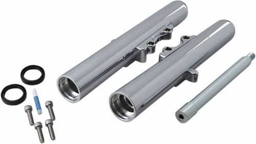Arlen Ness - Arlen Ness Hot Legs Dual Disc Fork Leg Set - Smooth - Chrome - 06-500