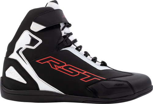 RST - RST Sabre Moto Shoes - 103053RED-40 - Black/White/Red - 40