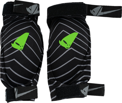 UFO Plastics - UFO Plastics MTB Spartan Elbow Guards - ES05001#KL/XL - Black - Lg-XL