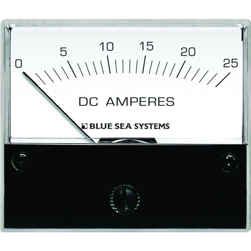 Blue Sea Systems - Blue Sea 8005 DC Analog Ammeter - 2-3/4" Face, 0-25 Amperes DC