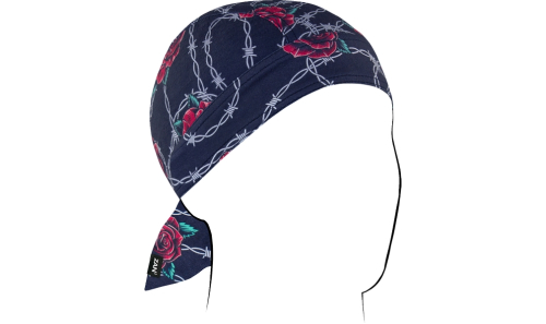 Zan Headgear - Zan Headgear Sportflex Series Flydanna - ZL604 - Barbwire Roses - OSFM