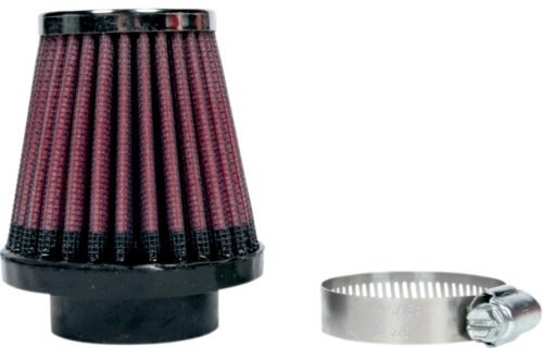 K&N Engineering - K&N Engineering Universal Round Tapered Air Filter - Chrome End Cap - RC-2310