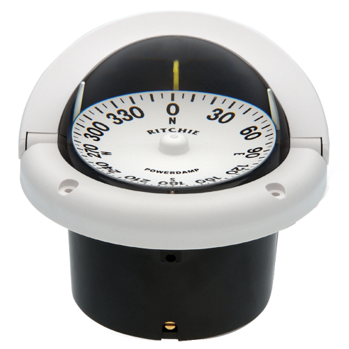 Ritchie - Ritchie HF-742W Helmsman Compass - Flush Mount - White