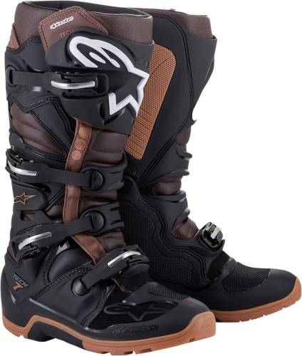 Alpinestars - Alpinestars Tech 7 Enduro Boots - 2012114-1089-10 - Black/Brown - 10