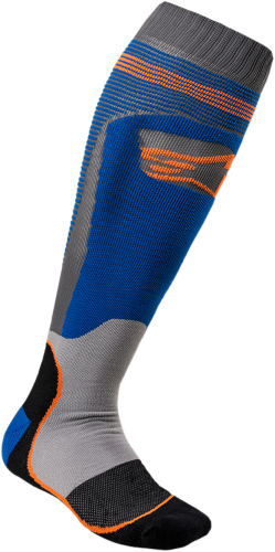 Alpinestars - Alpinestars MX Plus-1 Socks - 4701820-7042L2X - Blue/Orange - Large