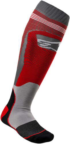 Alpinestars - Alpinestars MX Plus-1 Socks - 4701820-318-L2X - Red/Gray - Large