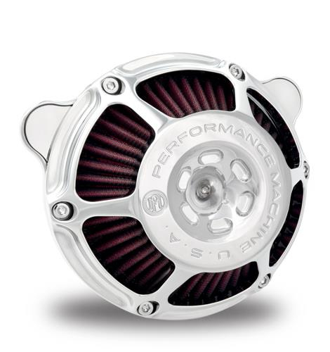 Performance Machine - Performance Machine Max HP Air Cleaner - Chrome - 0206-2141-CH