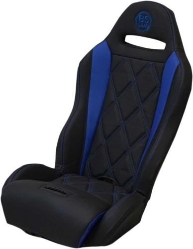 BS Sand - BS Sand Performance Seat - Diamond - Black/Blue - PEBUBLBDC