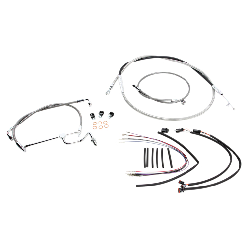 Magnum - Magnum Stainless Steel XR Handlebar Installation Kit for 15-17in. Ape - 589472