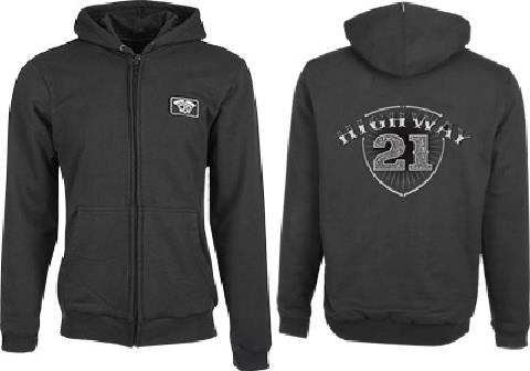 Highway 21 - Highway 21 Industry Graphic Hoodie - 489-11713X - Black - 3XL