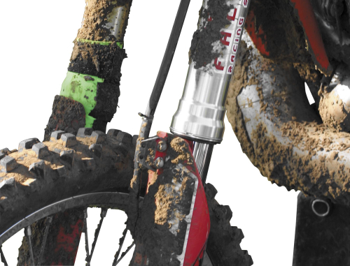 Shock Sox - Shock Sox 6in. Regular Up Down Fork Seal Protector - Red - 6-RED