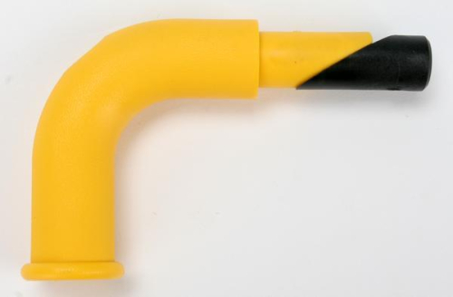 Holeshot - Holeshot Ultra Hook Plastic Bar Hook - 90 Degree Bend - Yellow - 40107040