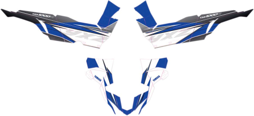 DCOR - DCOR Graphic Kit - Blue/White - 20-50-467