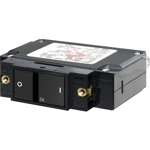 Blue Sea Systems - Blue Sea 7540 C-Series Flat Rocker Circuit Breaker - Single Pole - 5A