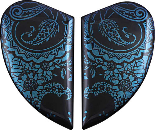 Icon - Icon Side Plate for Airform Helmets - Chantilly Opal Blue - 0133-1272