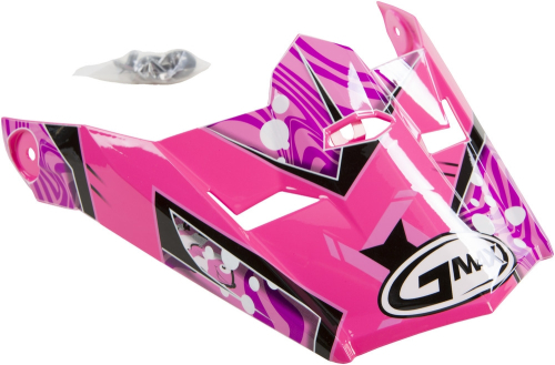 G-Max - G-Max Visor for MX-46Y Youth Helmets - Hooper Black/Pink/Purple - G046862