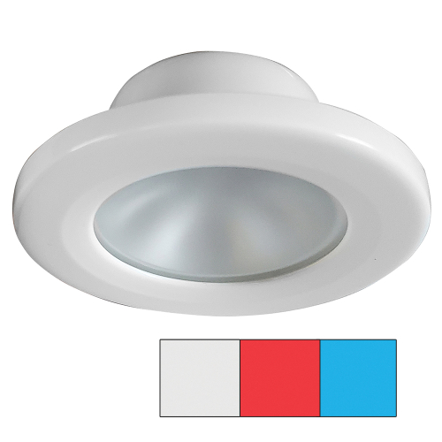 I2Systems Inc - i2Systems Apeiron A3120 Screw Mount Light - Red, Cool White & Blue - White Finish