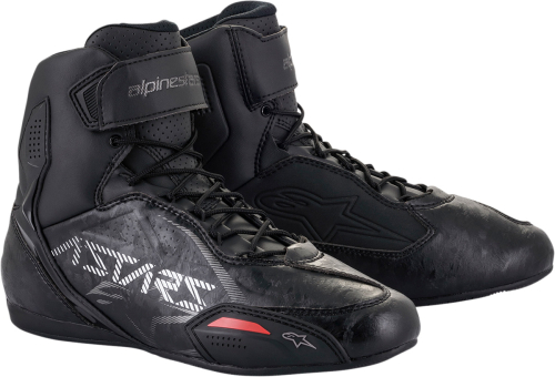 Alpinestars - Alpinestars Faster-3 Riding Shoes - 2510219-11018 - Black/Gun Metal - 8