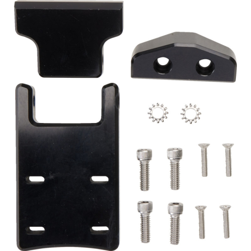 LA Choppers - LA Choppers Power Vision Mount for Performance Risers - Black - LA-7397-04B