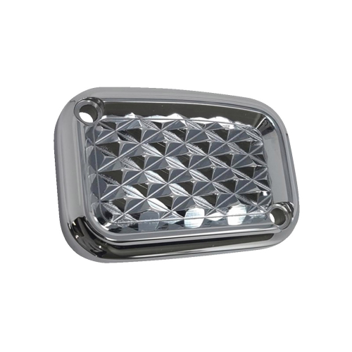 Covingtons - Covingtons Hydraulic Clutch Master Cylinder Cover - Diamondback - Chrome - C3078-C