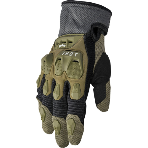 Thor - Thor Terrain Gloves - 3330-7286 - Army/Charcoal - Small