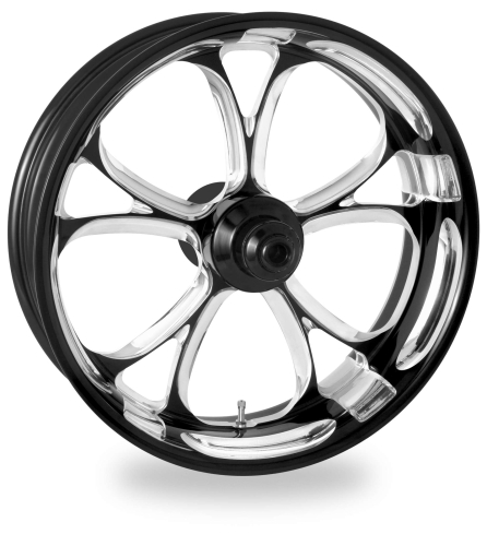 Performance Machine - Performance Machine Luxe Trike Front Wheel - 21 x 3.5in - Platinum Cut - 1522-7106R-LUXAJ-BMP