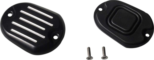 Drag Specialties - Drag Specialties Front Brake Master Cylinder Cover - Black - 0611-0187