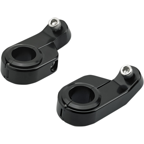 Biltwell Inc. - Biltwell Inc. O/S Speed Clamps - Angled - Black Electroplated - 6903-201