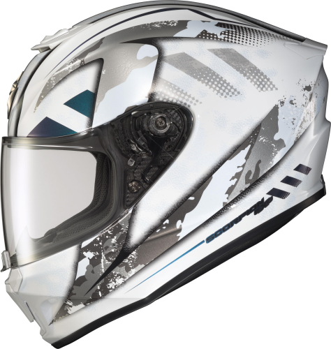 Scorpion - Scorpion EXO-R420 Distiller Helmet - 42-1505 - White/Silver - Large