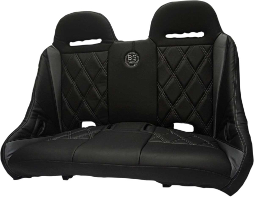 BS Sand - BS Sand Performance Front/Rear Bench Seat - Diamond - Black/Gray - PEBEGYBDX