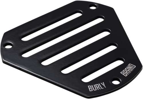 Burly Brand - Burly Brand Face Plate for Hex Air Cleaner - Hex Slotted - Black - 0206-0179-B