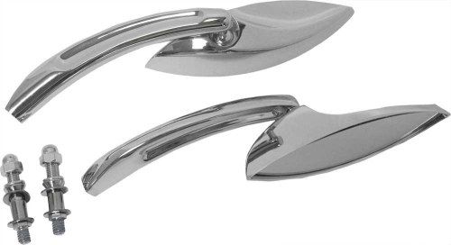 HardDrive - HardDrive Custom Eliptical Mirrors - Chrome - 18-222