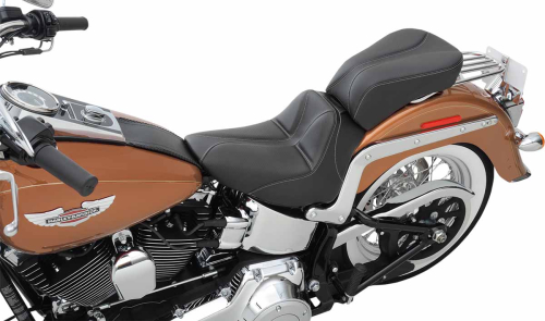 Saddlemen - Saddlemen Dominator Solo Seat Pillion Pad - Smooth SaddleHyde - 806-15-0162