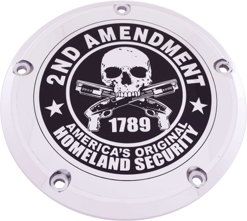 Custom Engraving LTD - Custom Engraving LTD Culture Derby Cover for 2A - Chrome - TC - PATR19-12