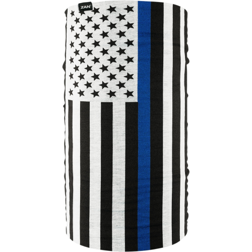 Zan Headgear - Zan Headgear Fleece-Lined Motley Tube - TF159 - Thin Blue Line - OSFM