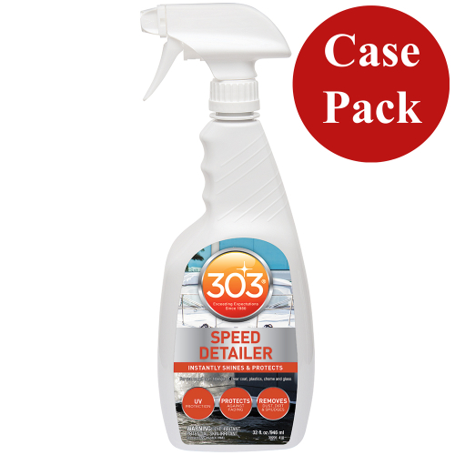 303 - 303 Marine Speed Detailer with Trigger Sprayer - 32oz *Case of 6*