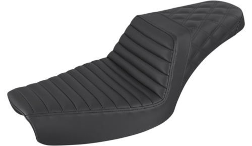 Saddlemen - Saddlemen Step-Up Front TR/Rear LS Seat - Black - 896-04-176