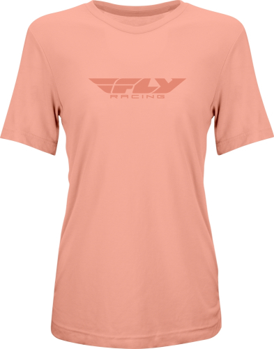 Fly Racing - Fly Racing Fly Origin Corporate Womens Tee - 356-0102M - Peach - Medium
