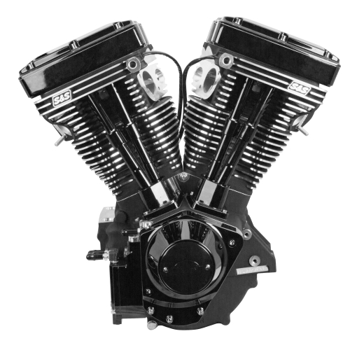 S&S Cycle - S&S Cycle V111 Engine Long-Block Engine - Wrinkle Black - 310-0829A