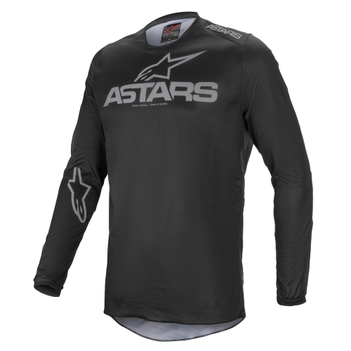 Alpinestars - Alpinestars Fluid Graphite Jersey - 3762321-111-XL - Black/Dark Gray - X-Large