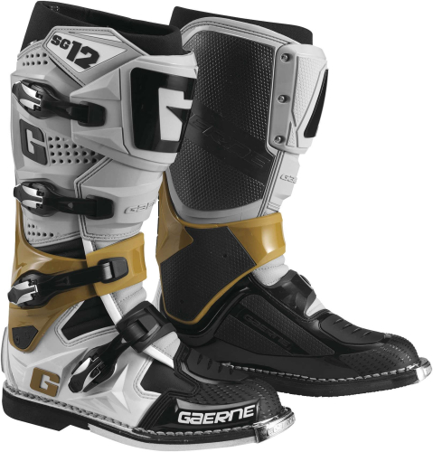 Gaerne - Gaerne SG-12 Boots - 2174-080-9.5 - Grey/Magnesium/White - 9.5