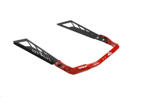 Skinz Protective Gear - Skinz Protective Gear Rear Aluminum Bumper - Black Red - NXPRB226-FBK/RD