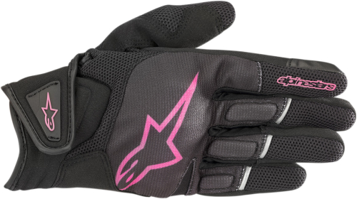 Alpinestars - Alpinestars Stella Atom Womens Gloves - 3594018-1039-XS - Black/Pink - X-Small