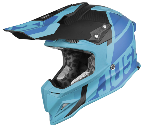 Just 1 - Just 1 J12 Unit Carbon Helmet - 6063230211045-04 - Light Blue - Medium