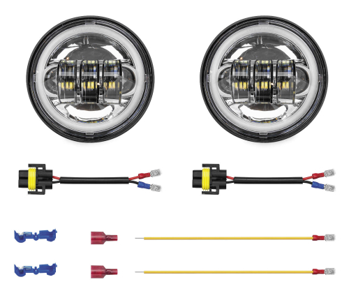 XK Glow - XK Glow Driving Lights - Chrome - XK042007-W