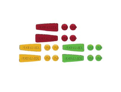 Seizmik - Seizmik Color Accents for Pursuit Side Mirrors - Red - 18074