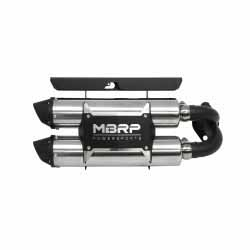 MBRP - MBRP Power Tech 4 Dual Exhaust System - Stainless Steel - AT-9522PT