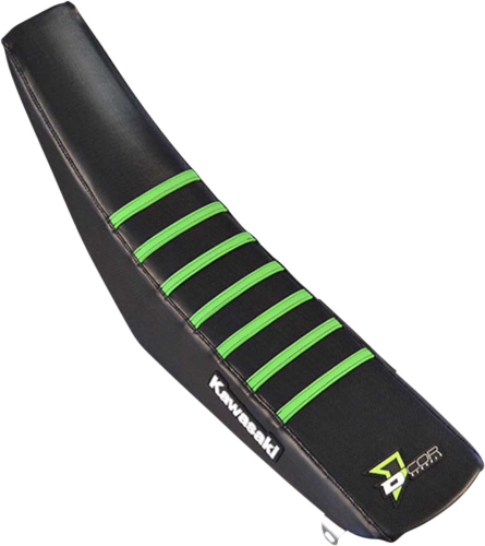 DCOR - DCOR Seat Cover - Black Sides - Black Top with Green Ribs - 30-20-126